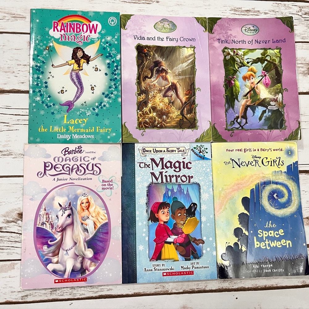 Rainbow‎ Magic Fairy, Disney Fairies, Barbie Pegasus, Disney Never Girls books